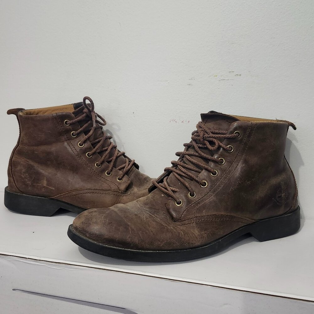 Timberland Brown Leather Lace-Up Men's Boots